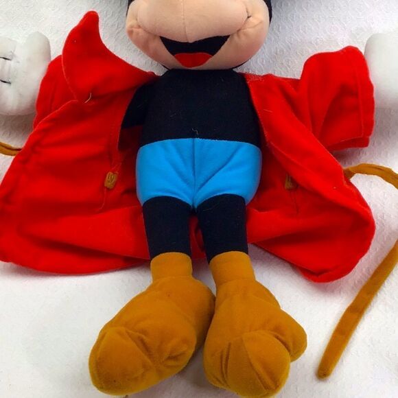 Playskool 1990 Mickey Mouse Sorcerer’s Apprentice Fantasia Plush - Picture 7 of 9